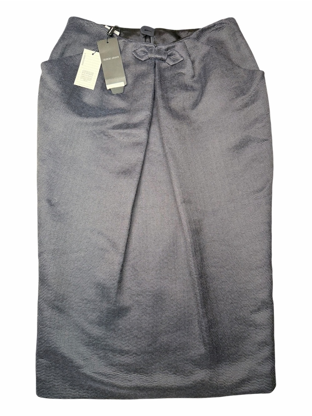 NWT Giorgio Armani Mainline Archive FW2009 Navy Blue Pencil Skirt Italy